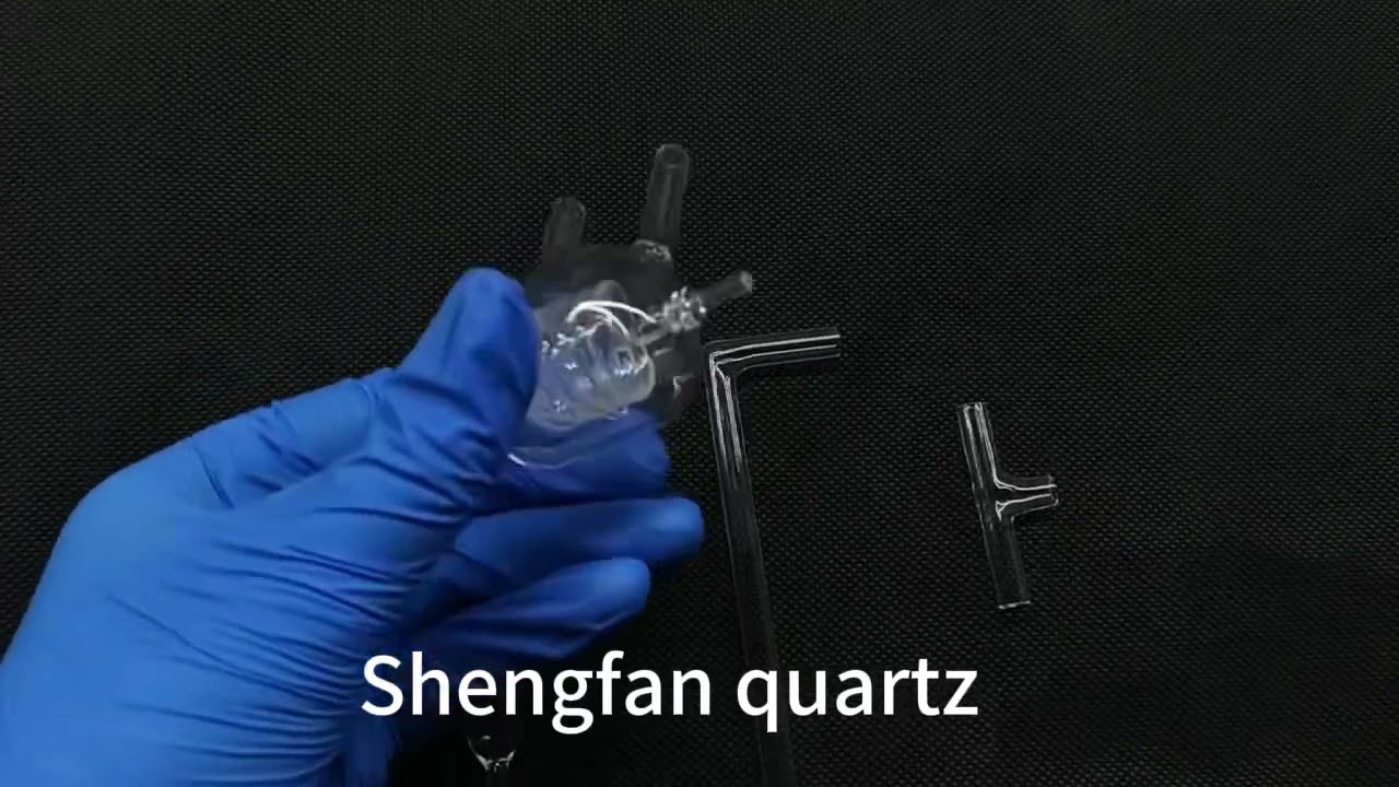 Customized Quartz Lab Glassware Photocatalytic Reactor High Temperature