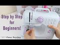 How to operate a portable mini sewing machine fhsm 505  nex sewing machine