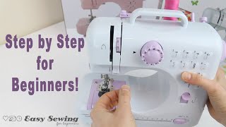 How to Operate a Portable Mini Sewing Machine FHSM 505  NEX Sewing Machine