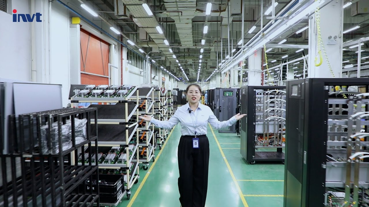 Online Touring INVT Fuyong Production Base - UPS Production Line | INVT ...