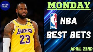 NBA Playoffs! I Best Bets, Picks, & Predictions for Today, April 22nd!