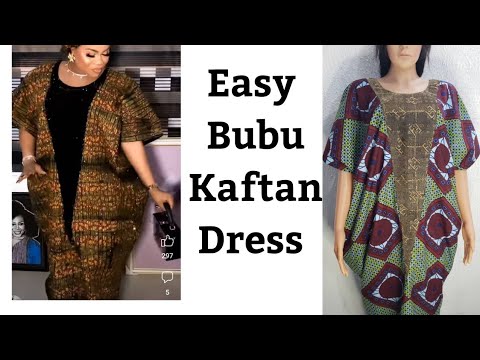 How to cut and sew a rich cowl Bubu/kaftan gown #kaftangown - YouTube