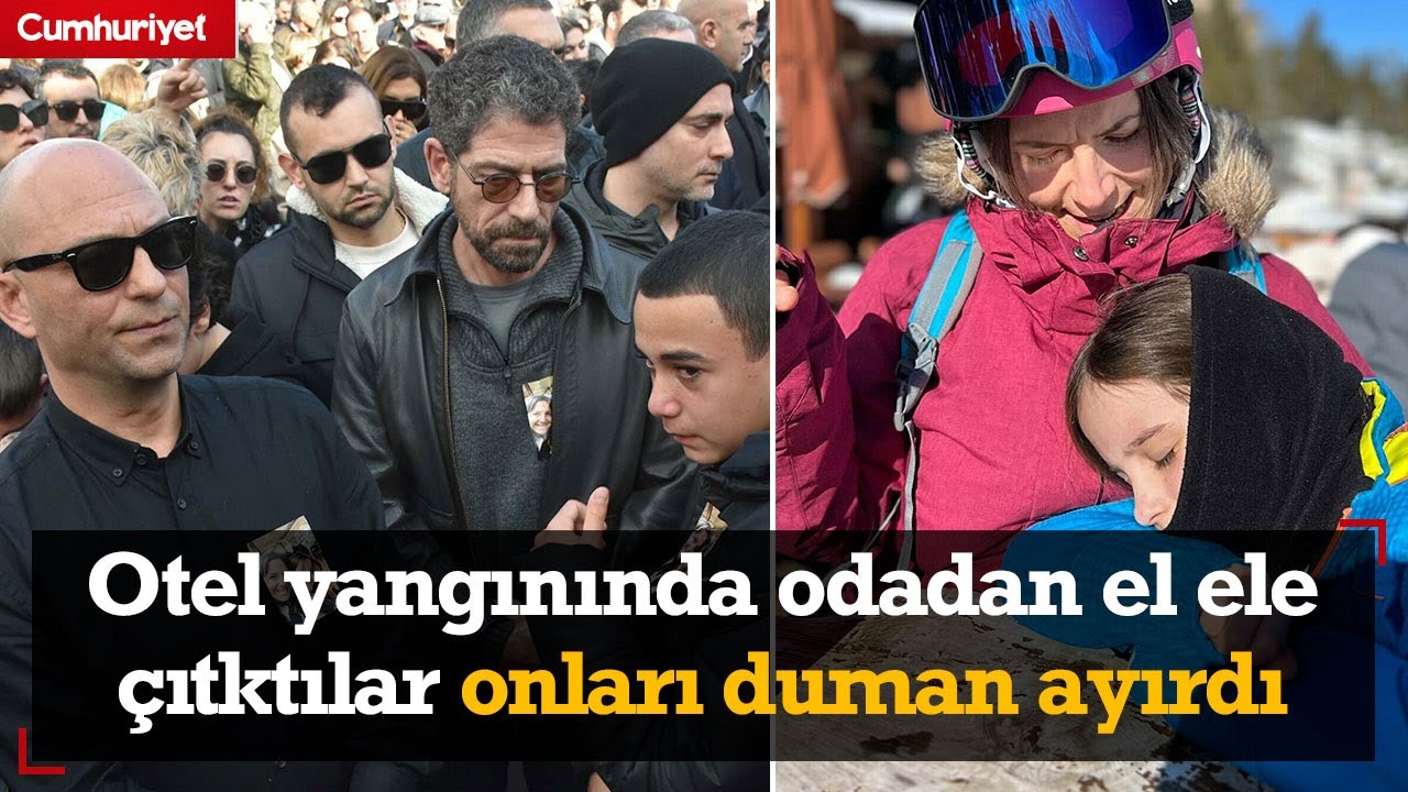 Kartalkaya'daki yangından el ele çıktılar; o aileyi yoğun duman ayırdı! Geriye fotoğrafları kaldı...