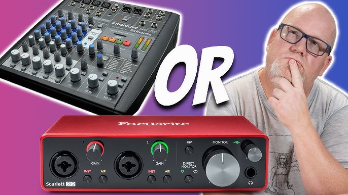 Audio Interface vs. Mixer: Which Should You Use?