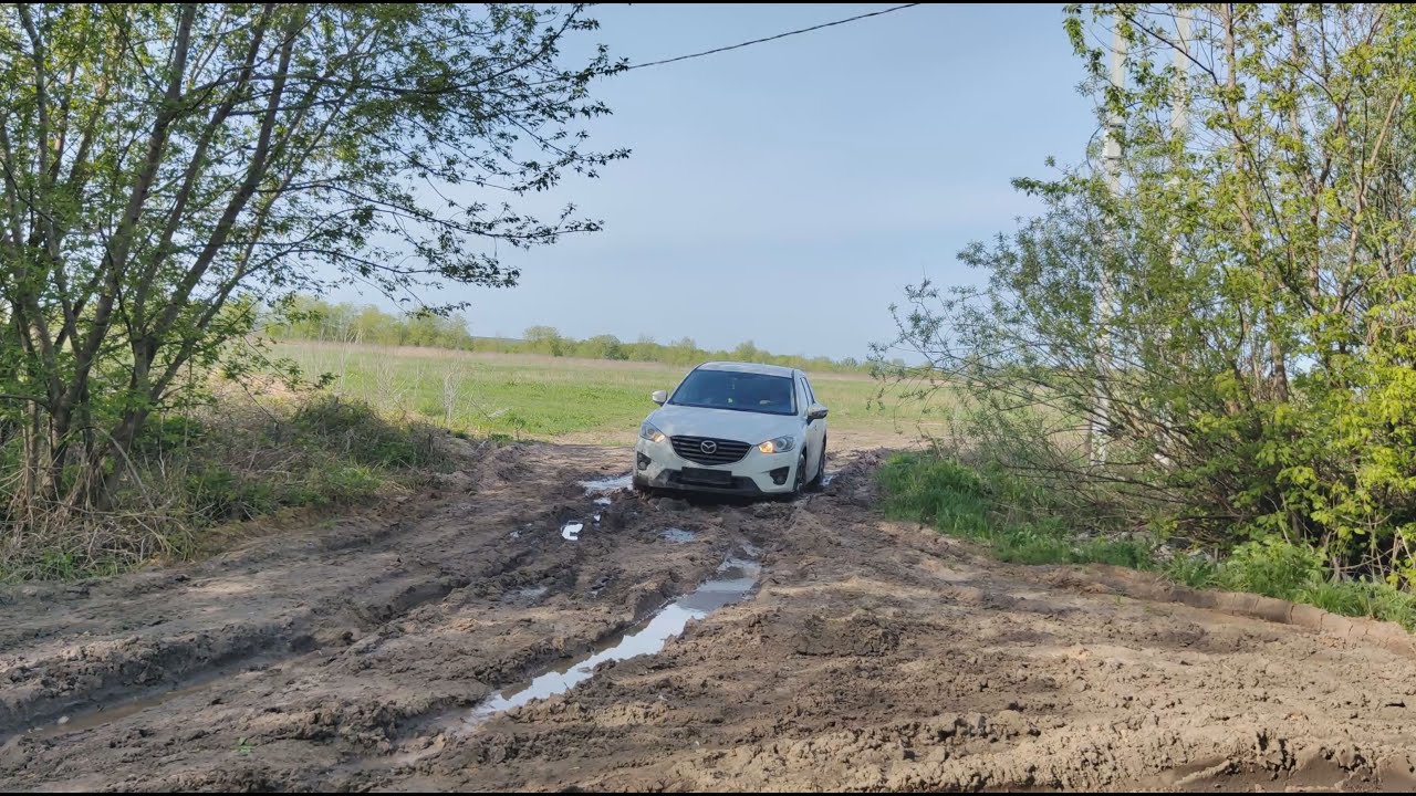 MAZDA CX5 + Triangle TR292 A/T ПРОХОДИМОСТЬ ПО БЕЗДОРОЖЬЮ - YouTube