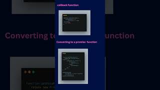 Convert Callbacks to Promises in JS! #Javascript interview  questions #shorts  #viral #trending #js