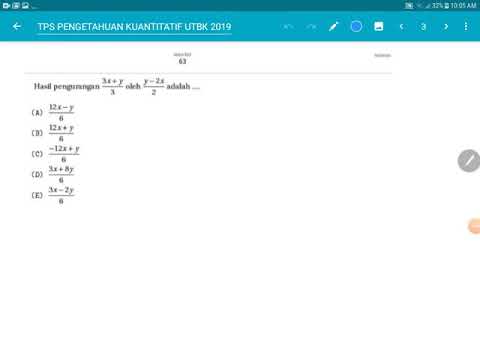 Pembahasan Soal Asli Tps Utbk 2019 Pengetahuan Kuantitatif Tes Potensi Skolastik Utbk 2020 Part 10 Youtube