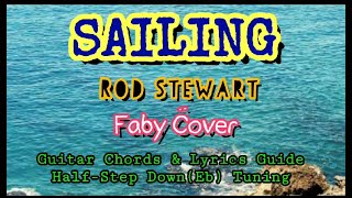 SAILING Rod Stewart | Faby Cover Easy Guitar Chords Lyrics Guide Beginners Play-Along