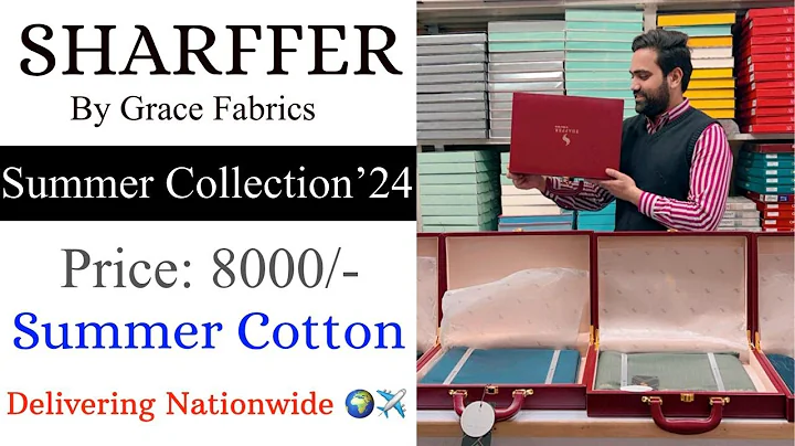 Grace by Shaffer New Addition Summer Collection/Delivery Nationwide/#nasirfabrics #menswear