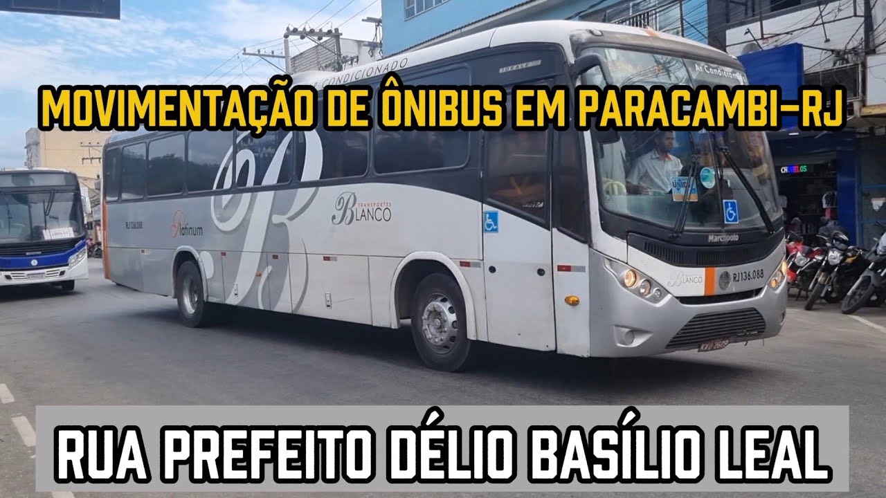✅️[ Centro de Paracambi ] Movimentação de Ônibus em Paracambi-RJ