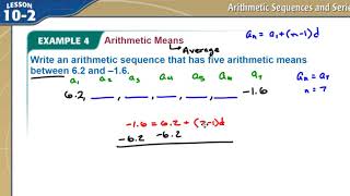 10-2 Example 4 Arithmetic Means