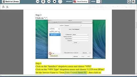 Set up Trust.Zone L2TP/IPSec VPN on Mac OSX