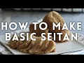 Basic seitan  vegan meat substitute