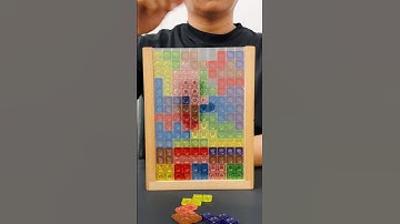 PART 254 || No Talking ASMR: Vibrant Tetris in the Dark