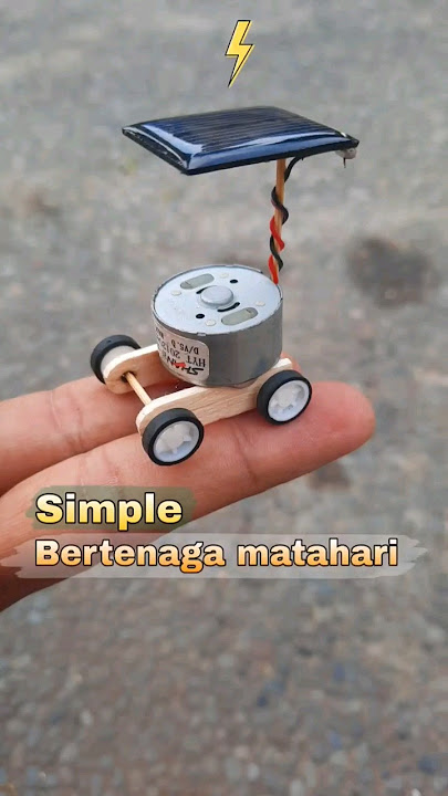 Diy mobil super mini dari dinamo tenaga surya #tutorial #idebarangbekas #toys #ide #unik