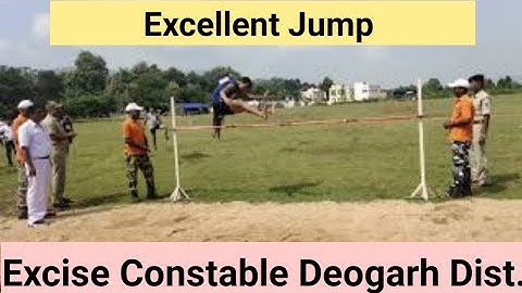 Excise Constable high jump deogarh district