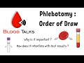 Phlebotomy: Order of Draw | Blood Talks