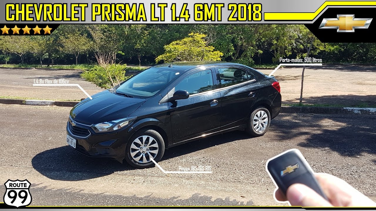 CHEVROLET PRISMA 1.4 LT 6MT - DETALHES EXTERNOS E INTERNOS | CANAL ROUTE 99