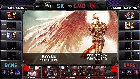 SK Gaming vs Gambit Gaming | Season 4 EU LCS Spring split 2014 W5D2 G4 | SK vs Gambit Full game HD