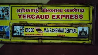 22650 Yercaud sf express erode junction to Mgr Chennai Central 🎮🔥☠️