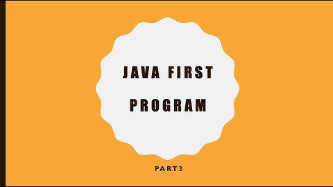 Learn Java First Program/ How to write Java Program in Editplus
