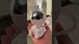 Cute astronaut projector lights up the room! #astronaut #nebula
