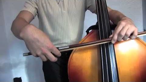 How to Use a Bow on an Upright Bass | Bass Techniques with Colin
