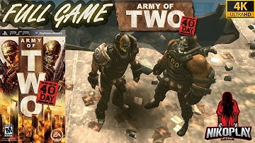 Army of Two: The 40th Day (PSP Version) Full Game - Longplay - 4K - No Commentary 📼
