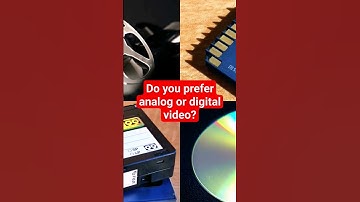 Analog vs digital video... which do you choose? #question #video #analog #digital #vhs