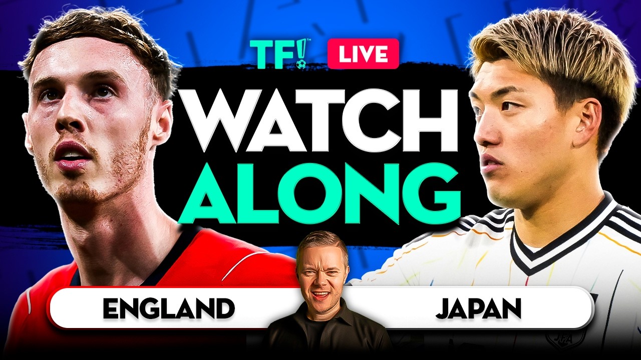 ENGLAND vs JAPAN LIVE with Mark Goldbridge - YouTube