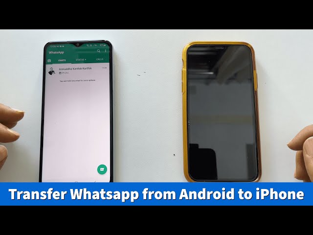 How to transfer Whatsapp messages from Android to iPhone - Free official method class=