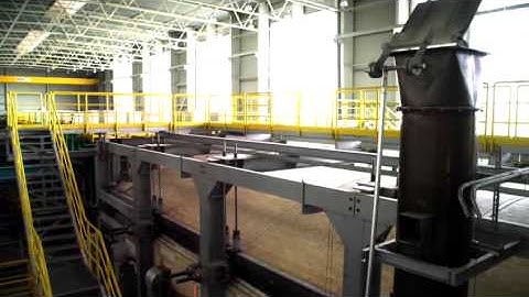 The furnace -- the heart of float glass production