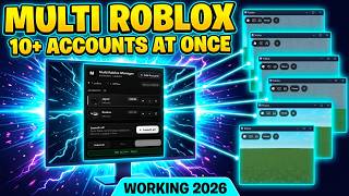 How to Run Multiple Roblox Accounts at Once | Multi Roblox - Do This to Roblox Farm Games!