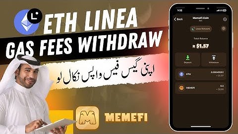 How to Withdraw Memefi Gas Fees | How to Transfer Memefi Gas Fees  | Ethereum Linea Network