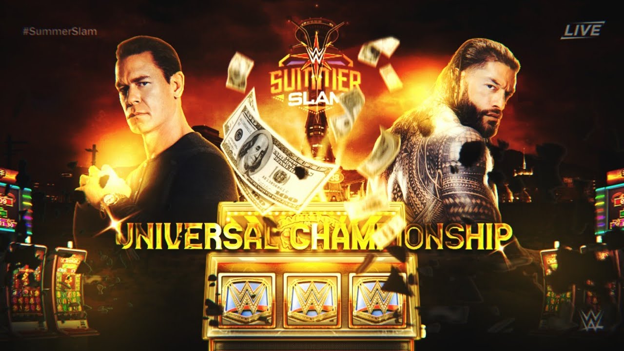 COMO HACER UN CUSTOM MATCH CARD DE WWE SUMMERSLAM 2021 | WWE SUMMERSLAM ...