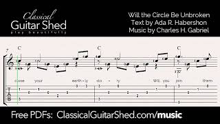 Thumbnail for Will the Circle Be Unbroken - Free Classical Guitar Sheed Music