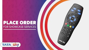 Tata Sky | DIY | How to order for showcase services using the remote?