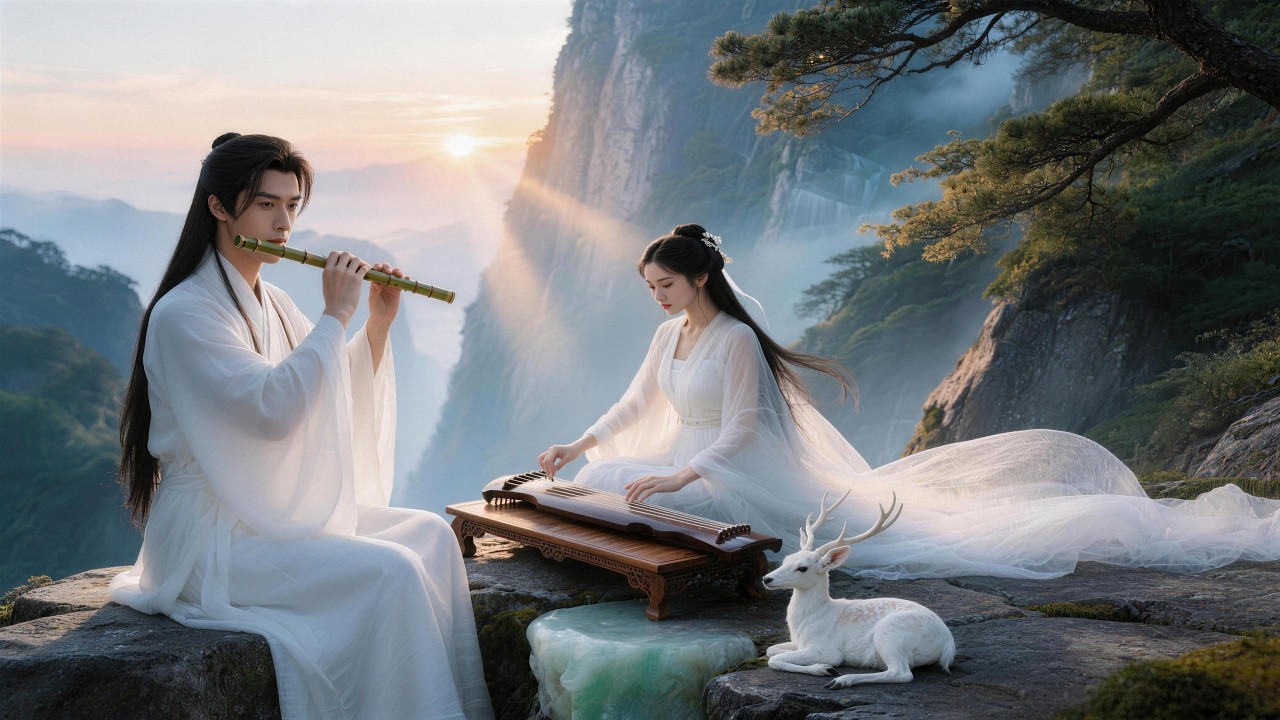 Chinese Zen Music: Bamboo Flute , Erhu & Guzheng | Deep Sleep ...