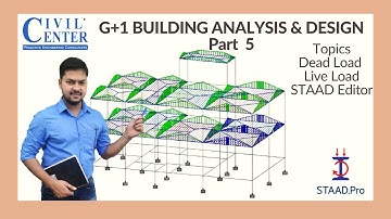 Live Project in STAAD Pro. Part 5 || Assigning Loads ||  STAAD Pro. Tutorial (Hindi)