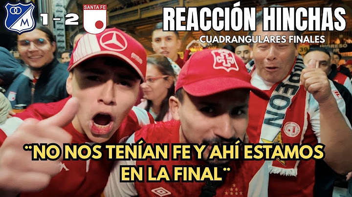 REACCIÓN HINCHAS - MILLONARIOS 1-2 SANTA FE - CUADRANGULARES LIGA BETPLAY 2025 - SANTE FE FINALISTA