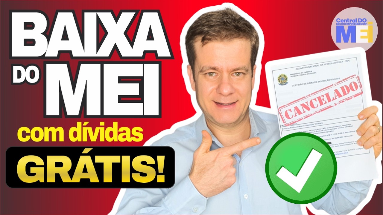😭 Como CANCELAR MEI com DÍVIDAS 2025 grátis! PASSO A PASSO Baixar MEI 2025