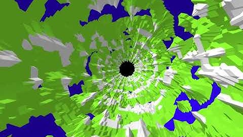 3D cylindrical terrain in WebGL using Babylon.js