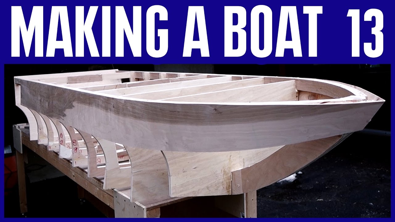 How to Build a Small Wooden Boat 13 Without Marine Plywood ...