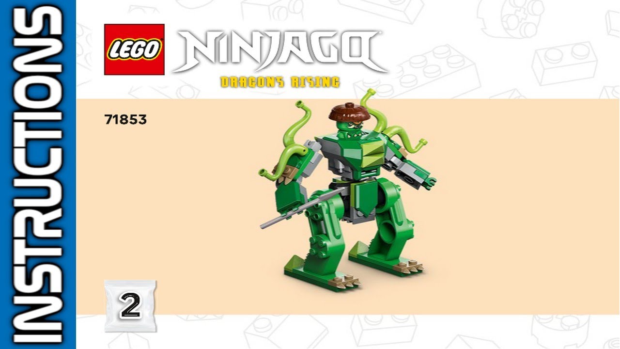 🧱📖LEGO 71853-2 Jay's Dragon Mech Fight Instructions - How to