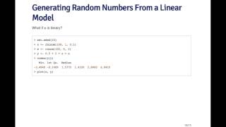Simulation   Simulating a Linear Model HD 720p Wealth