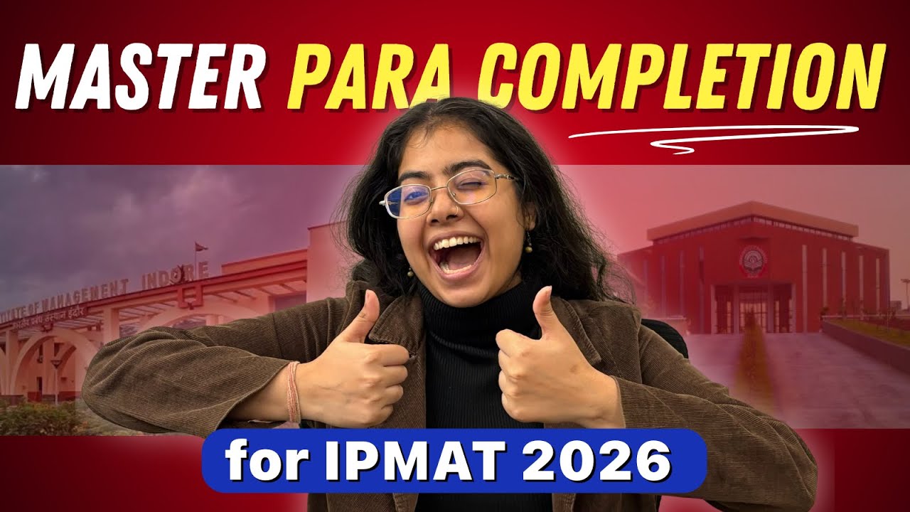 Master Para Completion for IPMAT 2026 - YouTube