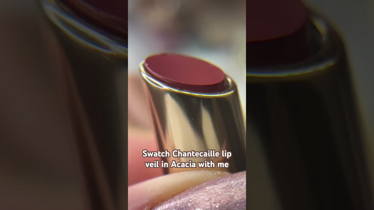 Swatch Chantecaille Lip Veil in Acacia with me | fall cheetah collection 🐆