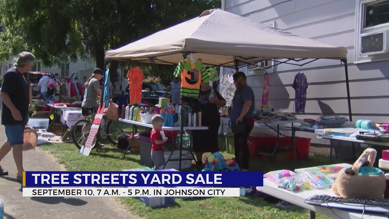 Organizers prepare for 2022 Tree Streets Yard Sale YouTube