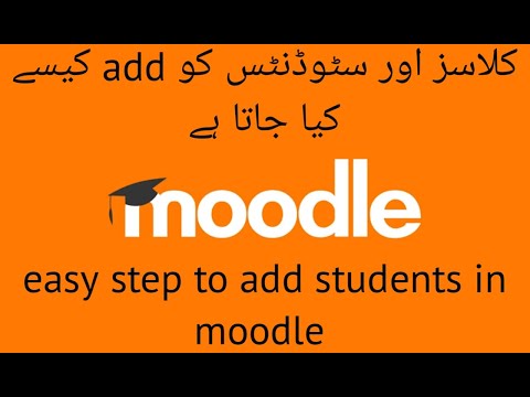 How to enroll students in LMS/Moodle