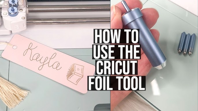 How to create custom stickers with foil on your Cricut - foiling